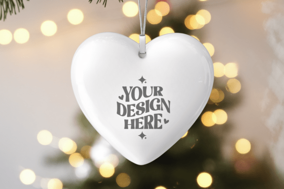 Download Christmas Love Ornaments Mockup - Premium Resources