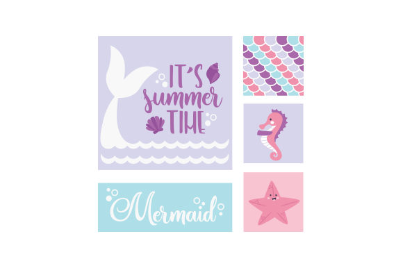 Download Summer Tiered Tray Mermaid Theme - Mermaid theme Collection