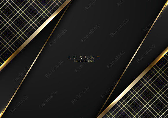 Download Abstract Modern Luxury Black Template - Black template Collection