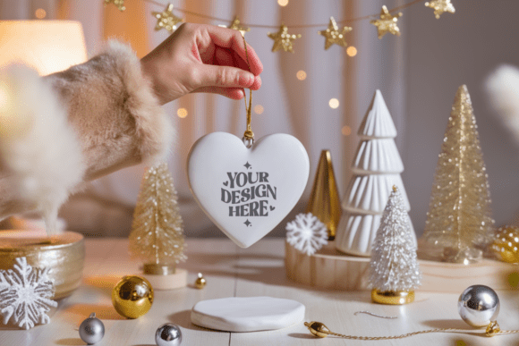 Download Christmas Love Ornaments Mockup - Premium Bundle