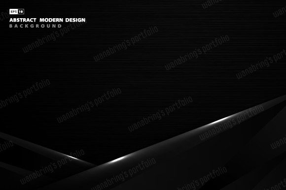 Download Abstract Gradient Black Template Artwork - Black template Collection