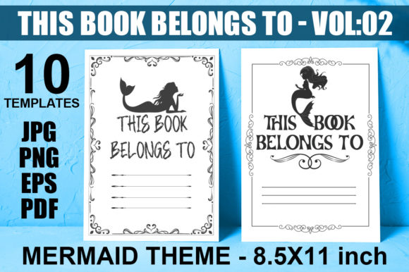 Download Mermaid Theme This Book Belongs to Pages - Mermaid theme Collection